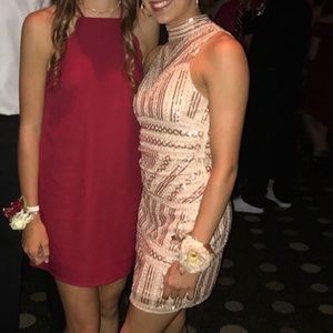 Gorgeous Champagne homecoming dress